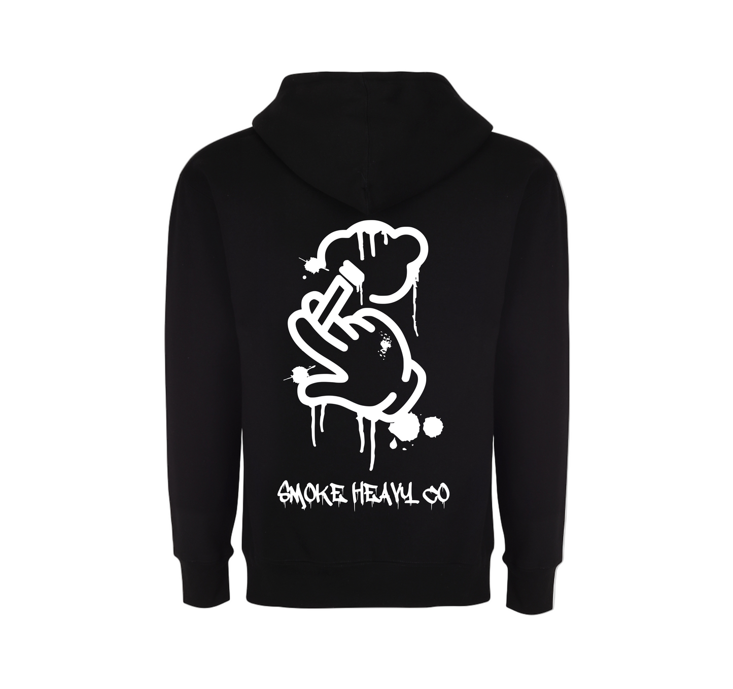 Smoke Heavy Hand Logo Zip-up