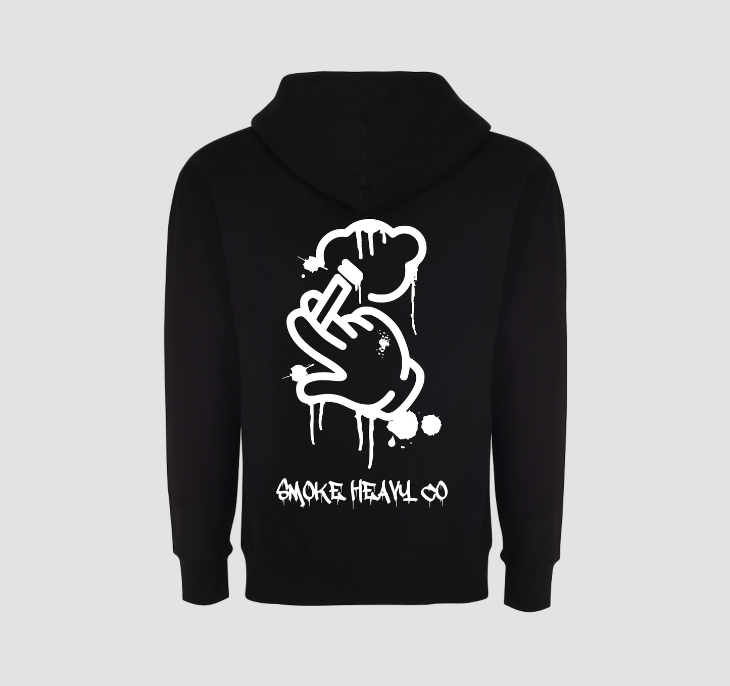 Smoke Heavy Hand Logo Zip-up